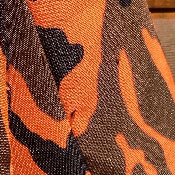 Vintage WINCHESTER ORANGE CAMOUFLAGE HUNTING JACKET w/Removable Hood Sz S UniSex - Picture 6 of 16